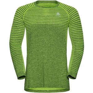 Odlo ESSENTIAL SEAMLESS LS Pánské tričko s dlouhým rukávem, zelená, velikost XL