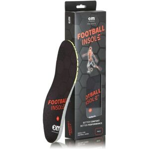 ORTHOMOVEMENT UPGRADE FOOTBALL INSOLE Vložky do bot, černá, velikost 44