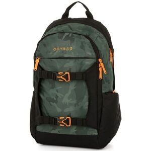 Oxybag ZERO Studentský batoh, tmavě zelená, velikost