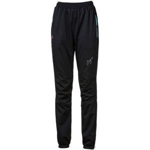 PROGRESS STRIKE LADY Dámské běžkařské zateplené kalhoty, černá, veľkosť M