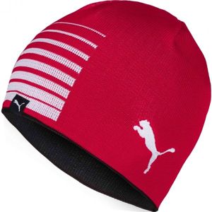 Puma SKS Reversible Beanie červená Crvena - Pánská čepice