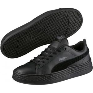 Puma SMASH PLATFORM L černá 5 - Dámské módní boty