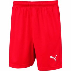 Puma LIGA SHORTS CORE JR Dětské sportovní šortky, červená, velikost 128