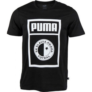 Puma SLAVIA PRAGUE GRAPHIC TEE bílá XL - Pánské triko