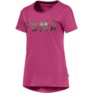 Puma ATHLETICS TEE růžová M - Dámské triko