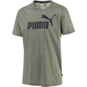 Puma ELEVATED ESS TEE HEATHER zelená XL - Pánské triko