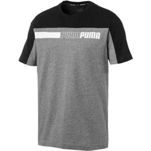 Puma MODERN SPORTS ADVANCED TEE šedá XXL - Pánské stylové tričko