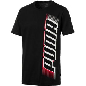 Puma SPEED PUMA TEE černá XXL - Pánské tričko s krátkým rukávem