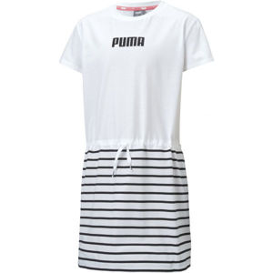 Puma ALPHA DRESS Dívčí sportovní šaty, bílá, veľkosť 164