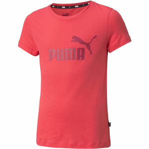 Puma ESSENTIALSTEE Dívčí triko, růžová, veľkosť 128