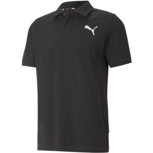 Puma ESSENTIALS PIQUE POLO SHIRT TEE Pánské polo triko, černá, veľkosť XXL
