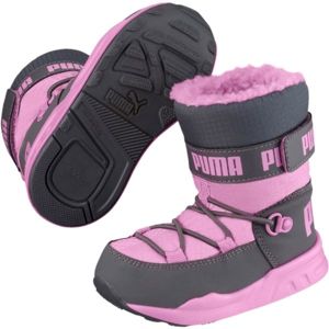 Puma KIDS TRINOMIC BOOT PS růžová 12.5 - Dětská zimní obuv