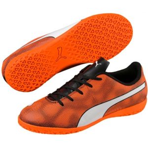 Puma RAPIDO IT JR oranžová 10 - Dětská sálová obuv
