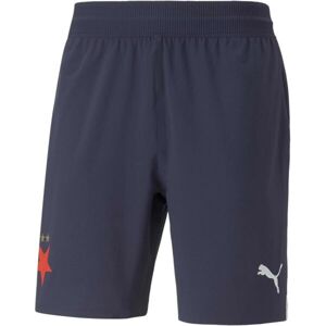 Puma SKS Shorts Promo 22/23 Pánské fotbalové šortky, červená, velikost L