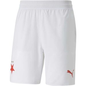 Puma SKS Shorts Promo 22/23 Pánské fotbalové šortky, bílá, velikost L