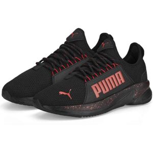 Puma SOFTRIDE PREMIER SLIP ON SPLATTER Pánská fitness obuv, černá, velikost 43