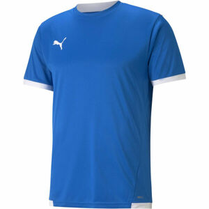 Puma TEAM LIGA JERSEY TEE Pánské fotbalové triko, modrá, veľkosť XL