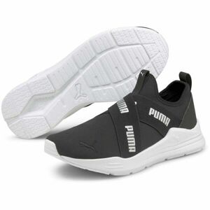 Puma WIRED RUN SLIP ON Dámské sportovní boty, černá, velikost 37.5