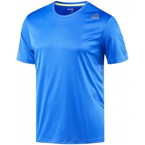 Reebok RUNNING TEE modrá S - Pánské běžecké triko
