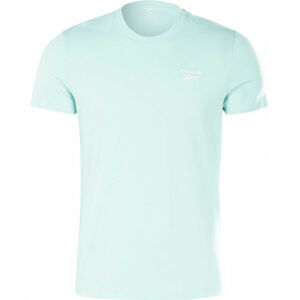 Reebok IDENTITY CLASSIC TEE Pánské triko, Světle modrá,Bílá, velikost XXL