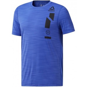 Reebok WORKOUT READY ACTIVCHILL TECH TOP modrá XL - Pánské sportovní tričko