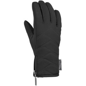 Reusch LOREDANA TOUCH-TEC Dámské lyžařské rukavice, Černá, velikost 6.5
