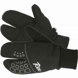 REX LOBSTER JR Dětské běžecké rukavice, černá, velikost M