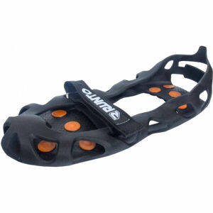 Runto NESMEK Gumové protiskluzové návleky na boty s kovovými hroty a stahováním na suchý zip, Černá, velikost XL