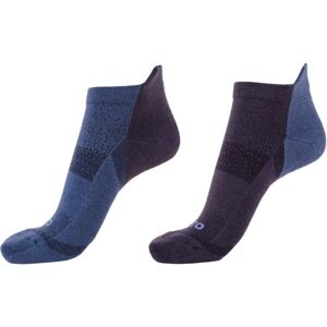 Runto RUN SOCKS  2P 2 páry sportovních ponožek s antibakteriální úpravou, tmavě šedá, velikost 43-46