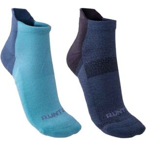 Runto 2 páry sportovních ponožek s antibakteriální úpravou 2 páry sportovních ponožek s antibakteriální úpravou, modrá, velikost 43-46