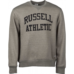 Russell Athletic CREW NECK TACKLE TWILL SWEATSHIRT šedá XL - Pánská mikina