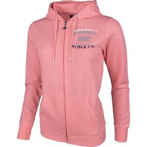 Russell Athletic ZIP THROUGH HOODY WITH MIXED DUAL TECHNIQUE PRINT - Dámská mikina