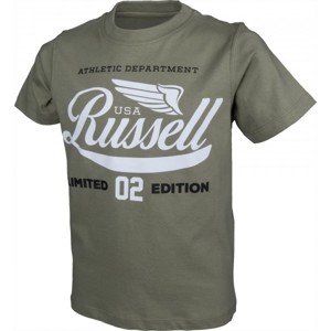 Russell Athletic LIMITED EDITION TEE tmavě zelená 116 - Chlapecké tričko