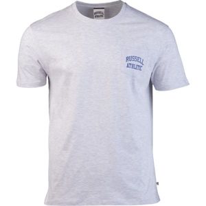 Russell Athletic CLASSIC S/S POCKETED CREW NECK TEE SHIRT šedá M - Pánské tričko