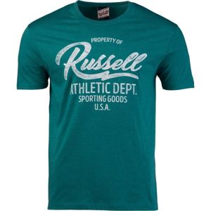 Russell Athletic PROPERTY TEE zelená XXL - Pánské tričko