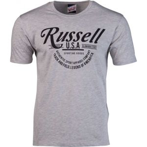 Russell Athletic TRACK AND FIELD šedá M - Pánské tričko