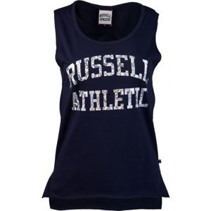 Russell Athletic CLASSIC PRINTED SINGLET tmavě modrá M - Dámské tílko