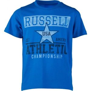 Russell Athletic CHLAPECKÉ TRIKO CHAMPIONSHIP modrá 116 - Chlapecké tričko