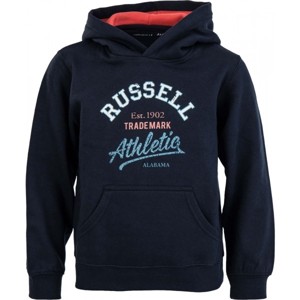 Russell Athletic CHLAPECKÁ MIKINA modrá 116 - Moderní chlapecká mikina