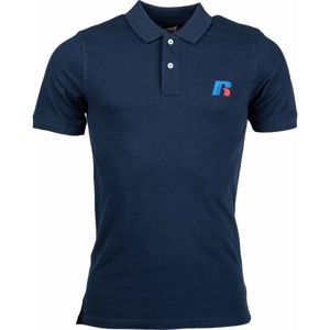 Russell Athletic CLASSIC POLO tmavě modrá S - Pánské triko