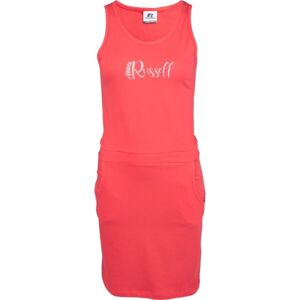Russell Athletic GIRL´S DRESS Dětské šaty, Růžová,Bílá, velikost 152