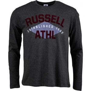 Russell Athletic L/S CREWNECK TEE SHIRT ESTABLISHED 1902 černá XXL - Pánské triko