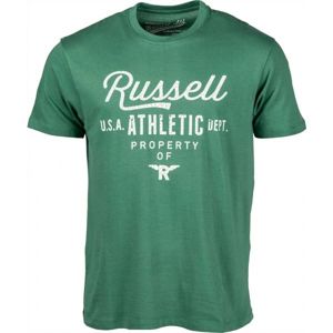 Russell Athletic CORE PLUS zelená XXL - Pánské tričko
