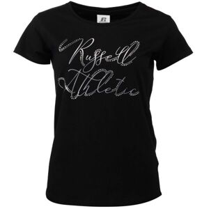 Russell Athletic T-SHIRT W Dámské tričko, černá, velikost S