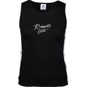 Russell Athletic WOMEN T-SHIRT Dámské tričko, Černá,Bílá,Tmavě šedá, velikost XS