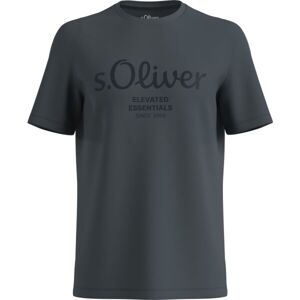 s.Oliver LOGO T-NOOS Pánské tričko, černá, velikost XXXL