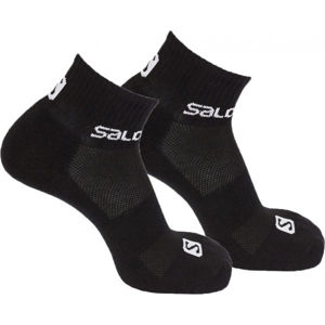 Salomon EVASION 2-PACK Unisex ponožky, Černá,Bílá, velikost XL