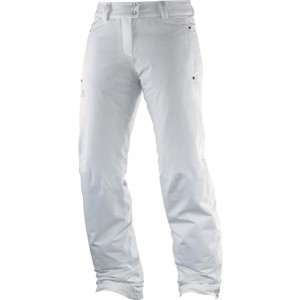 Salomon STORMSPOTTER PANT W bílá XL - Dámské kalhoty