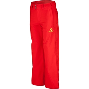 Scott PANT SMU J´S SCOTT SLOPE červená L - Dětské lyžařské kalhoty