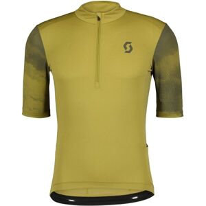 Scott GRAVEL 10 SS Pánský cyklistický dres, zelená, velikost L
